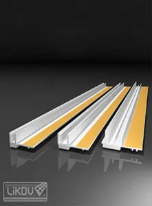 Profil tencuiala pervaz PVC 9mm, 2.4m/buc
