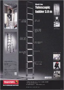 Scara telescopica TELESTEPS, 3.8m