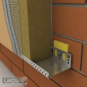 Profil soclu din aluminiu pentru izolatii termice
