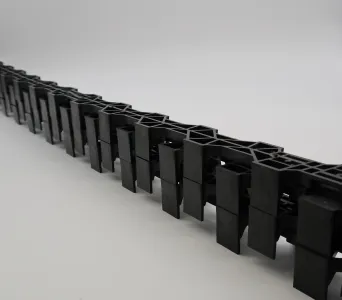 Distantier linear fier beton