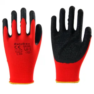 Manusi de vara latex, rosu/negru