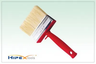 Pensula lata cu par natural, maner PVC - 38x30x120mm